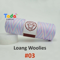 Sợi dệt loang Woolies 2mm | Tada Craft