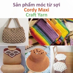 Sợi Cordy Maxi 3.5mm Craft Yarn 330g | Tada Craft