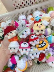 Móc khóa bé nấm handmade