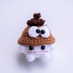 Móc khóa bé nấm handmade