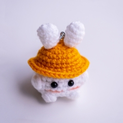 Móc khóa bé nấm handmade