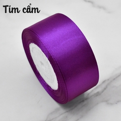 Cuộn ruy băng lụa trơn (bản 4cm)