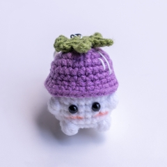 Móc khóa bé nấm handmade