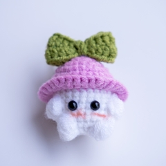Móc khóa bé nấm handmade