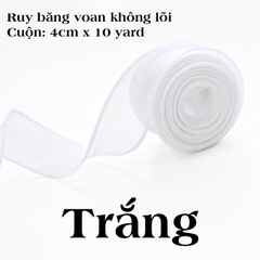 Cuộn ruy băng voan không lõi dài 5m | Tada Craft