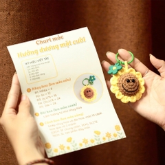 Bộ kit móc khóa Hướng Dương Mặt Cười | Tada Craft