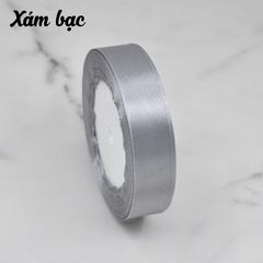 Cuộn ruy băng lụa trơn (bản 2cm)