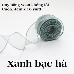 Cuộn ruy băng voan không lõi dài 5m | Tada Craft