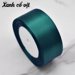 Cuộn ruy băng lụa trơn (bản 4cm)