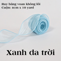 Cuộn ruy băng voan không lõi dài 5m | Tada Craft