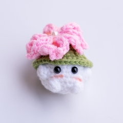 Móc khóa bé nấm handmade