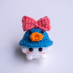 Móc khóa bé nấm handmade