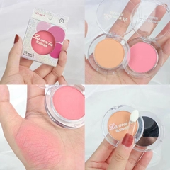Phấn má hồng đánh màu hoa len, thú bông