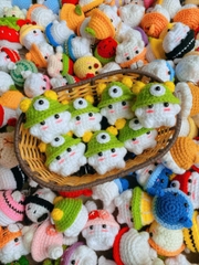Móc khóa bé nấm handmade