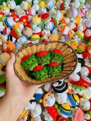 Móc khóa bé nấm handmade
