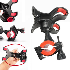 Mobile Phone Holders Live Streaming Microphone Stand Bicycle Motor Bike Rotating Phone Support Accessories