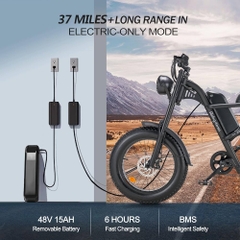 Electric Fat Bike (Elektriskais velosipēds ar lielām riepām)