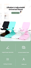 Desktop Phone Holder Stand Mobile Phone Support Adjustable Angle Height Cell Phone Stand Universal for All Smart Phones