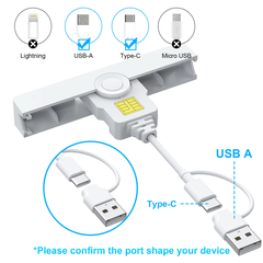 ID Chip Smart Card Reader Writer USB A USB C Credit Smart Card Reader