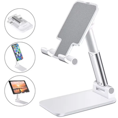Desktop Phone Holder Stand Mobile Phone Support Adjustable Angle Height Cell Phone Stand Universal for All Smart Phones