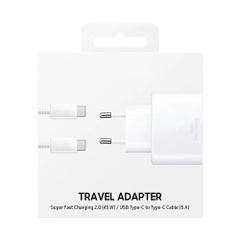 Set Charger for Iphone - Accessory Fast Charger PD 20W - with Lightning to Type-C Cable - White