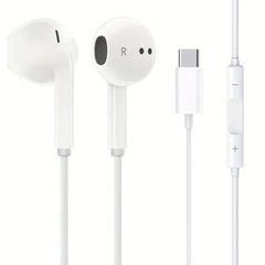 USB C Earbuds, Bass Stereo Headphones, In-Ear Headphones Earphones for Calls and Music, C-Type Wired Headphones, Audio Electronic Products