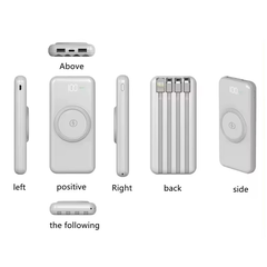 Fast Quick Charge 20000Mah Power Banks Mobile Phone Portable Powerbank 20000Mah Charger Wireless Power Bank