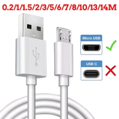 Micro USB Cable, Charge USB Data Cable for Samsung Xiaomi Android Mobile Phone USB Charging