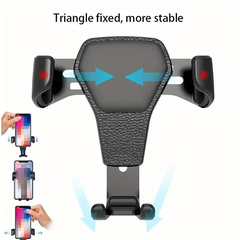 Car Navigation Mobile Phone Holder Car Air Outlet Anti Shaking Gravity Car Holder Factory Wholesale Mobile Phone Holder