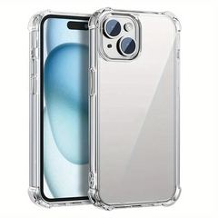 Luxury Original Shockproof Transparent Case For iPhone Bumper Cases Clear Back Cover