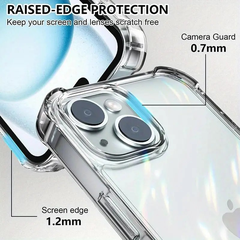 Luxury Original Shockproof Transparent Case For iPhone Bumper Cases Clear Back Cover