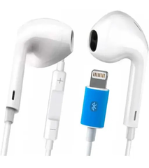 Bluetooth Wired Earphone Headphones for iphone with Lightning Connector.