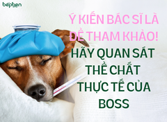 Ý KIẾN BÁC SĨ LÀ ĐỂ THAM KHẢO! HÃY QUAN SÁT THỂ CHẤT THỰC TẾ CỦA BOSS