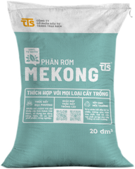 Giá thể trùn quế_Phân rơm MeKong TTS 20 dm3