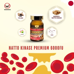 Viên Uống Chống Đột Quỵ Natto Kinase Premium 6000FU Wakenko [60 Viên]
