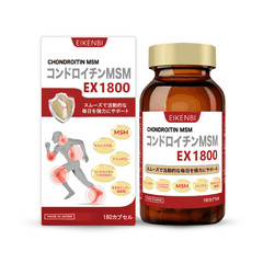 Viên Uống Bổ Xương Khớp Sụn Cá Mập Cao Cấp Chondroitin MSM Ex1800 Eikenbi [180 viên]
