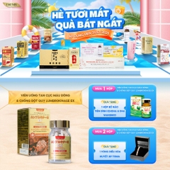Viên Uống Lumbrokinase EX Eikenbi Tan Cục Máu Đông & Chống Đột Quỵ [60 viên]