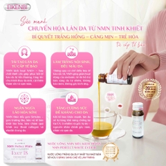 Nước Uống NMN Siêu Kích Trắng NMN Perfect White Ever 18 Eikenbi [10 Chai x 30ml]