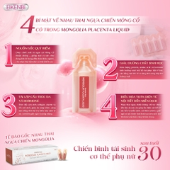 Tế Bào Gốc Nhau Thai Ngựa Chiến Mongolia Eikenbi [30 Ống 10ml]