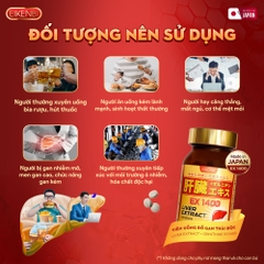 Viên Uống Bổ Gan Thải Độc Liver Extract+ Ornithine Ex1400 Eikenbi [180 viên - Date: Tháng 11/2026]