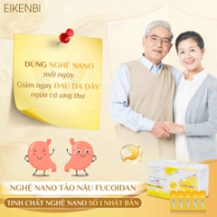 Tinh Chất Nghệ Nano Tảo Nâu Fucoidan Eikenbi [15 Ống x 10ml]
