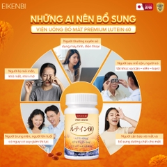 Viên uống bổ mắt, cải thiện thị lực Premium Lutein 60 Eikenbi