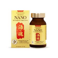 Viên Uống Phòng & Hỗ Trợ Điều Trị Ung Thư Nano Fucoidan Okinawa Kanehide Bio x Eikenbi [120 Viên]