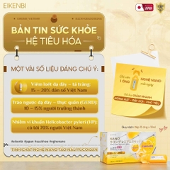 Tinh Chất Nghệ Nano Tảo Nâu Fucoidan Eikenbi [15 Ống x 10ml]