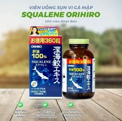 Viên Uống Dầu Cá Orihiro Squalene Nhật Bản [360 Viên]