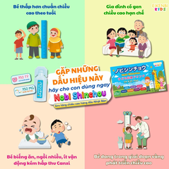 Siro Hỗ Trợ Tăng Chiều Cao Nobi Shinchou Eikenbi Kids [Hộp 15 Ống]