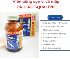 Viên Uống Dầu Cá Orihiro Squalene Nhật Bản [390 Viên]