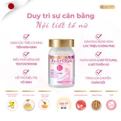 Viên Uống Điều Hoà Nội Tiết Tố Nữ Femi Balance Dr.Josei [60 Viên]