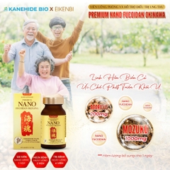 Viên Uống Phòng & Hỗ Trợ Điều Trị Ung Thư Nano Fucoidan Okinawa Kanehide Bio x Eikenbi [120 Viên]