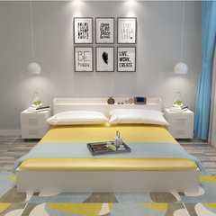 Bộ giường ngủ kèm 2 tab đầu giường gỗ MDF GNG-07